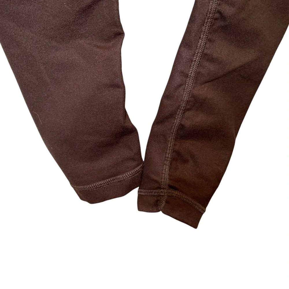 Alo Yoga Brown Goddess Leggings Size Small Smoothing Sweat‎ Wicking Workout Gym